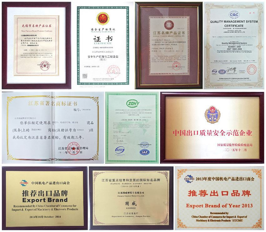 Guowei Certificate